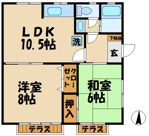 ベルウッドハウスの物件間取画像